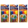 Creativity Street Watercolor Wands with Paint, 8 Assorted Colors Per Pack, 24PK 5960